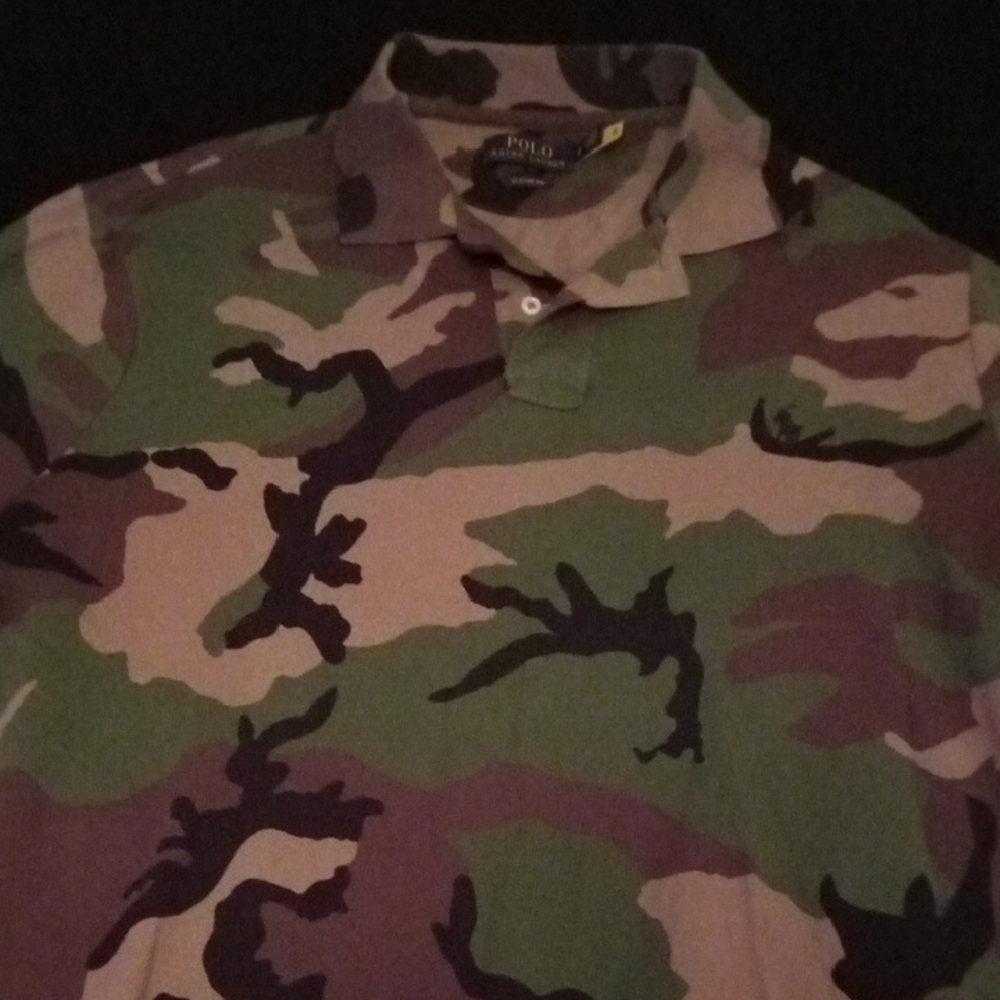 Polo by Ralph Lauren Green Camouflage Shirt